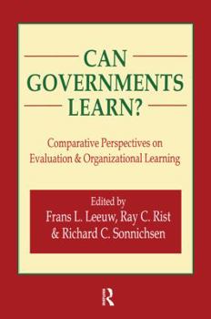 Can Governments Learn?: Comparative Perspectives On Evaluation And Organizational Learning