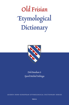 Hardcover Old Frisian Etymological Dictionary Book