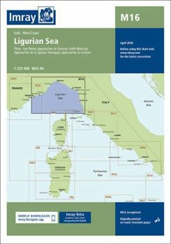Paperback Imray Chart M16: Ligurian Sea Book