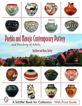 Paperback Pueblo and Navajo Contemporary Pottery: And Directory of Artists Book