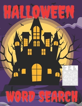 Paperback Halloween Word Search Book: Puzzle For Adults And Kids Book