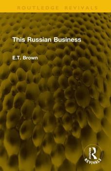 Hardcover This Russian Business Book