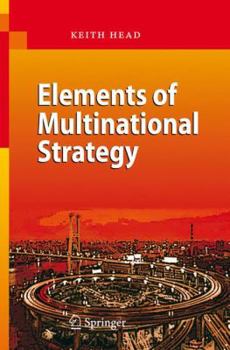 Paperback Elements of Multinational Strategy Book