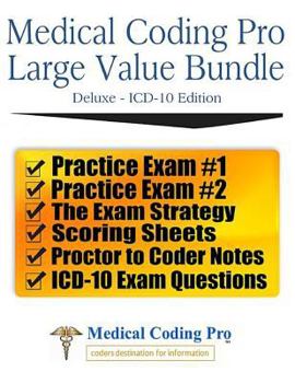 Paperback Medical Coding Pro Large Value Bundle Deluxe ICD-10 Edition Book