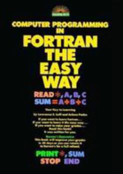 Paperback Barron's Computer Programming in FORTRAN the Easy Way Book