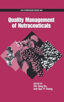 Hardcover Quality Management of Nutraceuticals Book