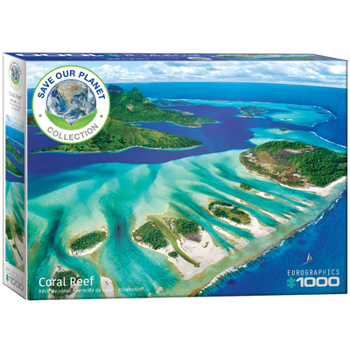 Toy EuroGraphics Coral Reef 1000-Piece Panoramic Puzzle Book