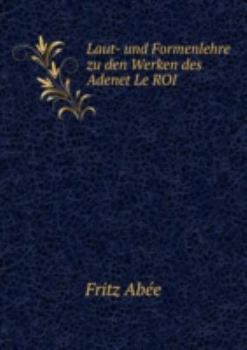 Hardcover Laut- Und Formenlehre Zu Den Werken Des Book