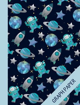 To the Moon: Graph Paper Composition Notebook 120 pages, Math Grid Paper Journal for Students, Quad Ruled 5 Squares per Inch