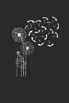 Paragliding Dandelion: Paragliding Notebook, Graph Paper (6" x 9" - 120 pages) ~ Sports And Recreations Themed Notebook for Daily Journal, Diary, and Gift