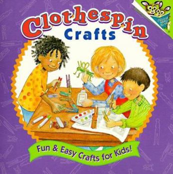 Paperback Clothespin Crafts Book