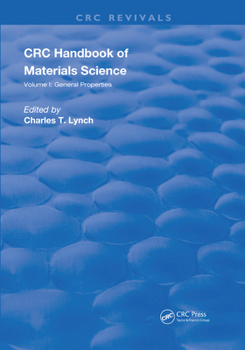 Paperback Handbook of Materials Science: Volume 1 General Properties Book