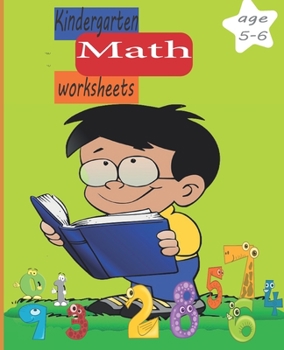 Paperback Kindergarten Math Worksheets and Age 5-6: Homeschool Kindergarteners book Math Activity Book for Pre K, Kindergarten and Kids Ages 3-5 (Addition and S Book