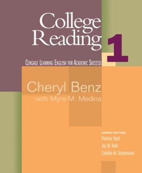College Reading 1 (Houghton Mifflin English for Academic Success) (Bk. 1) - Book  of the Cengage Learning for Academic Success