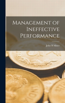 Hardcover Management of Ineffective Performance Book