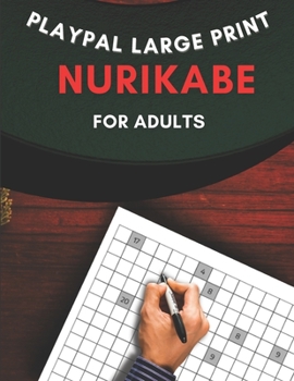 Paperback Large print Nurikabe activity book: Play pal activity books Book