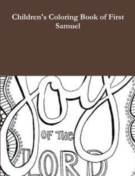 Paperback Children's Coloring Book of First Samuel Book