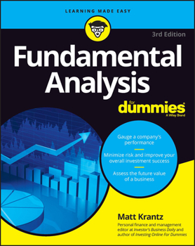 Paperback Fundamental Analysis for Dummies Book