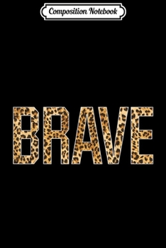 Composition Notebook: Leopard Cheetah Brave Hunter Skin Text Vintage  Journal/Notebook Blank Lined Ruled 6x9 100 Pages