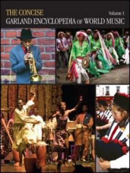 Hardcover The Concise Garland Encyclopedia of World Music Book