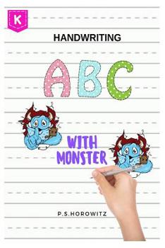 Paperback ABC With Monster: Children's Handwriting Workbook Book