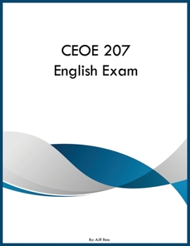 Paperback CEOE 207 English Exam Book