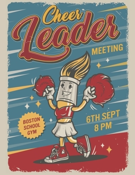 Cheer Leader Meeting: Composition Notebook | Exercise Book | Lined School & College Work Book