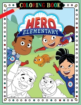 Paperback Hero Elementary Coloring Book