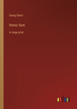 Paperback Homo Sum: in large print Book