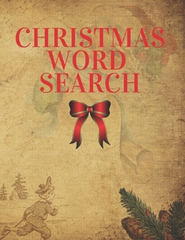 Paperback Christmas Word Search: Large Print, Brain Games For Clever Kids, Searchword & Handwriting Activity Book For Kids Book