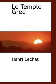 Paperback Le Temple Grec Book