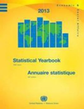 Hardcover United Nations Statistical Yearbook: 2013 (United Nations Statistical Yearbook (Cloth)) Book