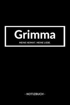 Grimma: Notizbuch A5 mit 120 Seiten Punktraster | Dotted Notizblock, Journal, Notebook | Deine Stadt, Notizen, To Do's (German Edition)