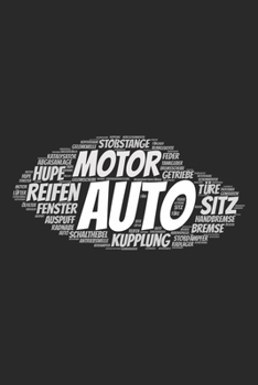 Auto: Notizblock | Notizbuch | DIN A5, 120 Seiten | Liniert, Lined, Linien | Notizen, Termine, Planer, Tagebuch, Organisation | Wortwolke Geschenk (German Edition)