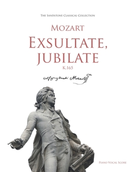 Paperback Exsultate, jubilate (K.165) Piano Vocal Score Book