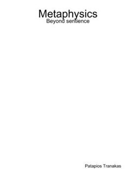 Paperback Metaphysics Beyond sentience Book