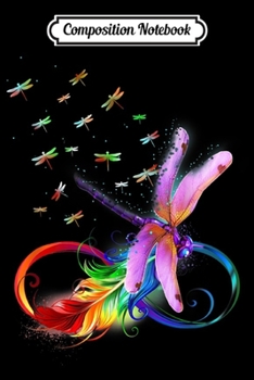Composition Notebook: Dragonfly angels from heaven  Journal/Notebook Blank Lined Ruled 6x9 100 Pages