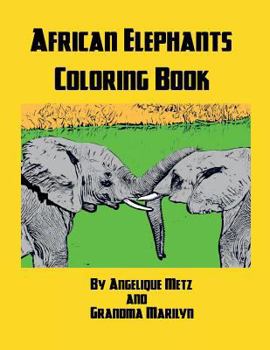 Paperback African Elephants Coloring Book