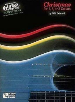 Paperback Christmas for 1, 2 or 3 Guitars Book