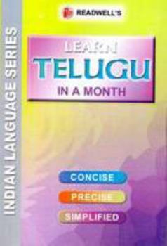 Paperback Learn Telugu in a Month (English and Telugu Edition) Book