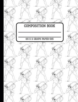 Composition Book Graph Paper 5x5: Trendy Hercules Archery Back to School Quad Writing Notebook for Students and Teachers in 8.5 x 11 Inches