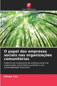 Paperback O papel das empresas sociais nas organizações comunitárias [Portuguese] Book