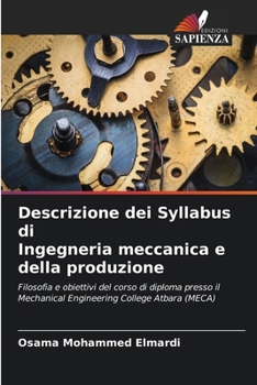 Paperback Descrizione dei Syllabus di Ingegneria meccanica e della produzione [Italian] Book