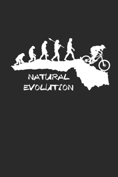 NATURAL EVOLUTION: Rad Notizbuch Mountain Bike Planner Cycle Notebook Cyclist Journal 6x9 liniert
