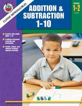 Paperback Addition and Subtraction 1-10: Grades 1-2 Book