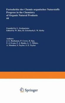 Fortschritte Der Chemie Organischer Naturstoffe / Progress in the Chemistry of Organic Natural Products