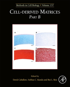 Hardcover Cell-Derived Matrices Part B: Volume 157 Book