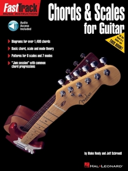 Paperback Fasttrack Guitar Method - Chords & Scales Book/Online Audio Book
