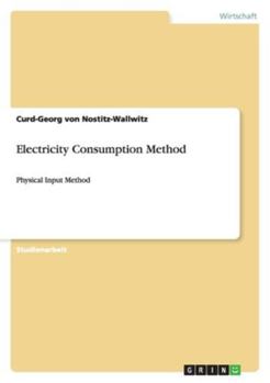 Paperback Electricity Consumption Method: Physical Input Method [German] Book