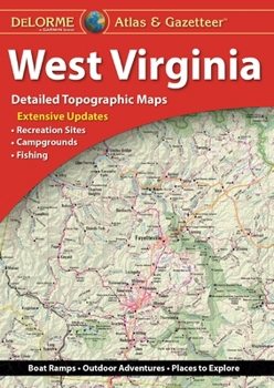 Paperback Delorme Atlas & Gazetteer: West Virginia Book